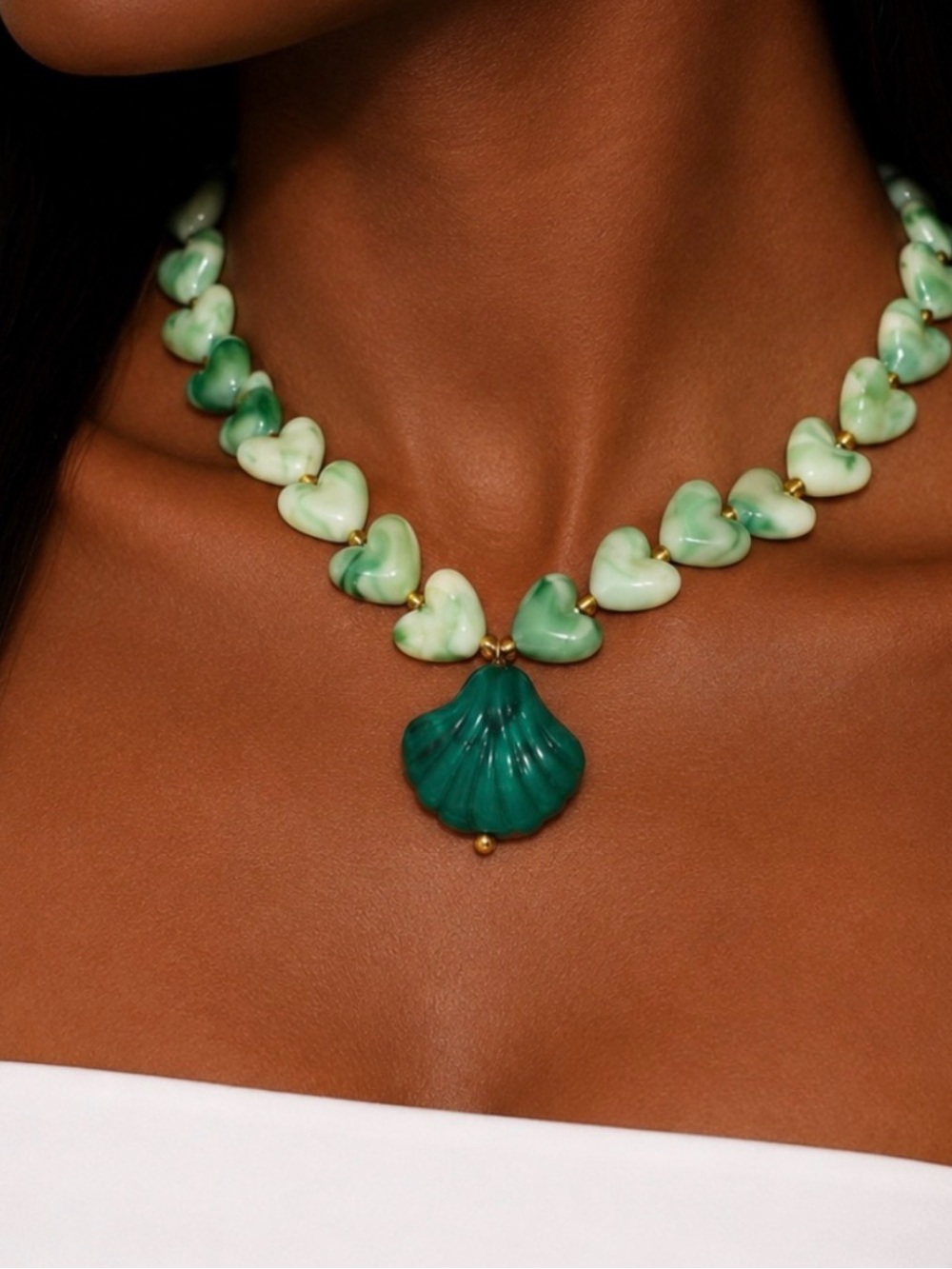 Emerald Statement Necklace